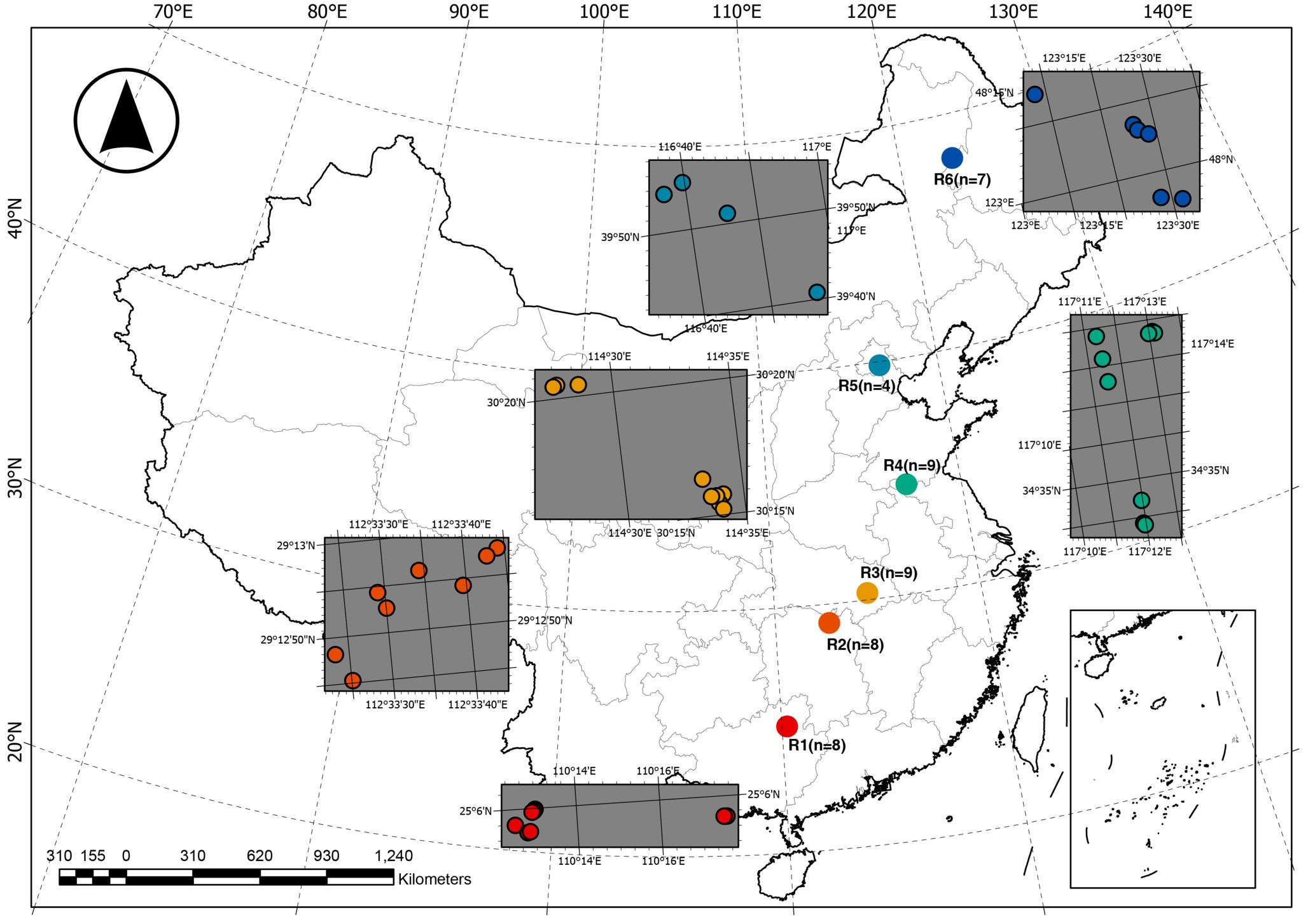 梁子湖国家站揭示微生物驱动沉水植物生产力的纬度格局及机制